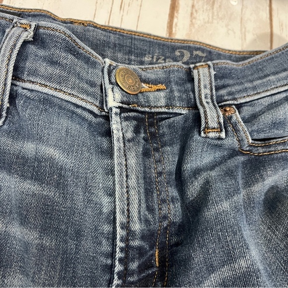 J. Crew Toothpick Skinny Jeans‎ Size 27 medium wash low rise j crew - Picture 8 of 11